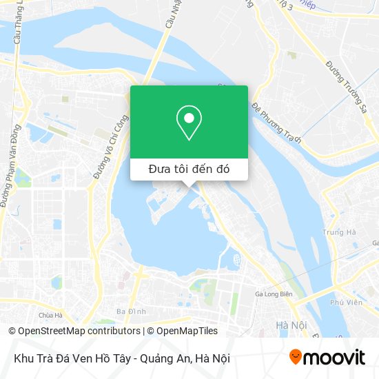 Bản đồ Khu Trà Đá Ven Hồ Tây - Quảng An