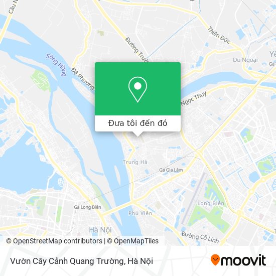 Bản đồ Vườn Cây Cảnh Quang Trường