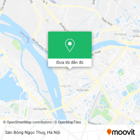 Bản đồ Sân Bóng Ngọc Thuỵ