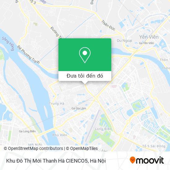 Bản đồ Khu Đô Thị Mới Thanh Hà CIENCO5