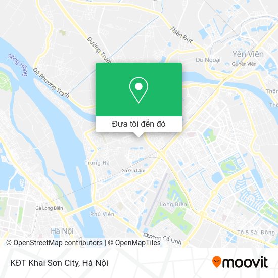 Bản đồ KĐT Khai Sơn City
