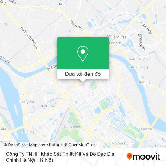 Bản đồ Công Ty TNHH Khảo Sát Thiết Kế Và Đo Đạc Địa Chính Hà Nội