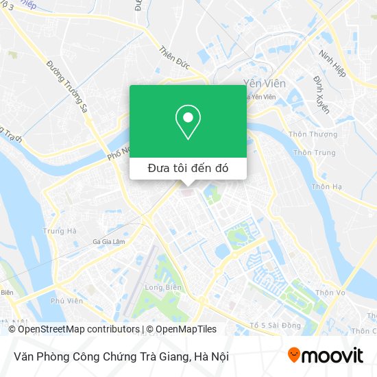 Bản đồ Văn Phòng Công Chứng Trà Giang