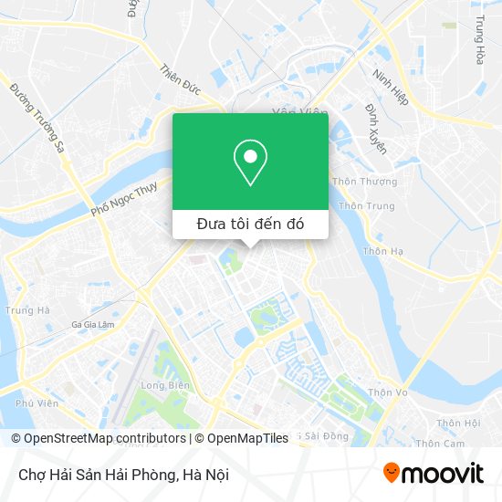 Bản đồ Chợ Hải Sản Hải Phòng