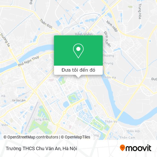 Bản đồ Trường THCS Chu Văn An