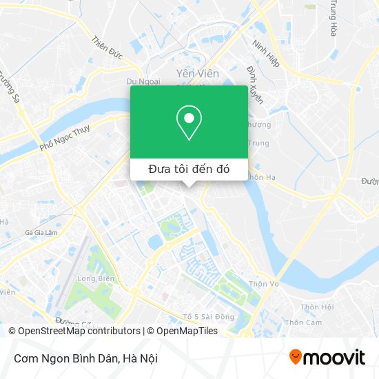 Bản đồ Cơm Ngon Bình Dân