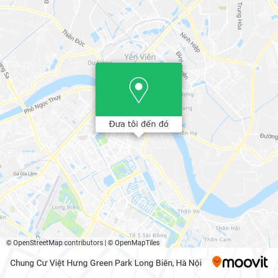 Bản đồ Chung Cư Việt Hưng Green Park Long Biên