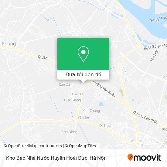 Bản đồ Kho Bạc Nhà Nước Huyện Hoài Đức