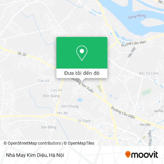 Bản đồ Nhà May Kim Diệu