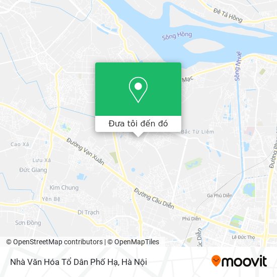 Bản đồ Nhà Văn Hóa Tổ Dân Phố Hạ