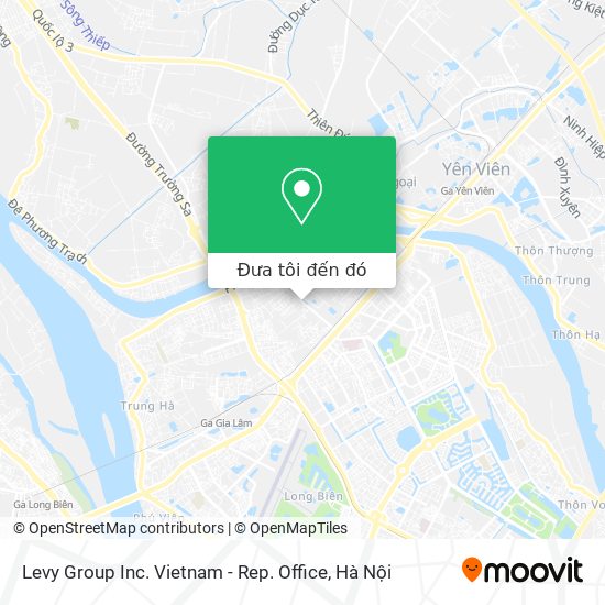 Bản đồ Levy Group Inc. Vietnam - Rep. Office