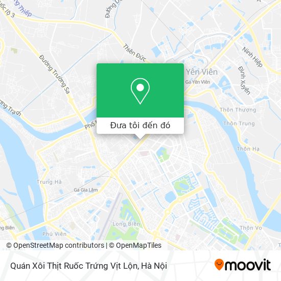 Bản đồ Quán Xôi Thịt Ruốc Trứng Vịt Lộn