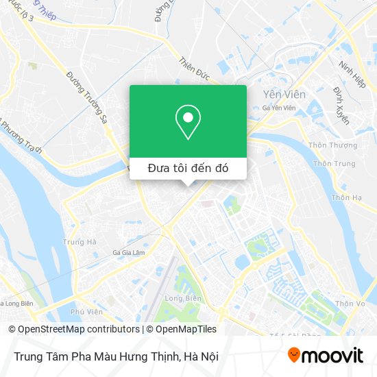 Bản đồ Trung Tâm Pha Màu Hưng Thịnh