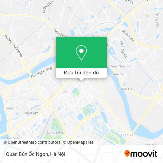 Bản đồ Quán Bún Ốc Ngon