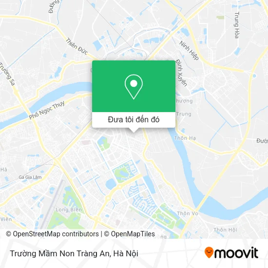 Bản đồ Trường Mầm Non Tràng An
