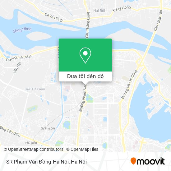 Bản đồ SR Phạm Văn Đồng-Hà Nội
