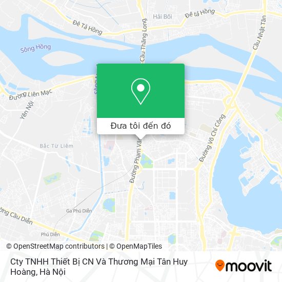 Bản đồ Cty TNHH Thiết Bị CN Và Thương Mại Tân Huy Hoàng