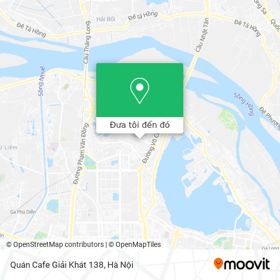 Bản đồ Quán Cafe Giải Khát 138