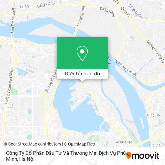 Bản đồ Công Ty Cổ Phần Đầu Tư Và Thương Mại Dịch Vụ Phú Minh