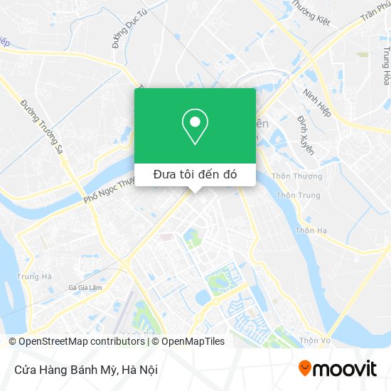Bản đồ Cửa Hàng Bánh Mỳ