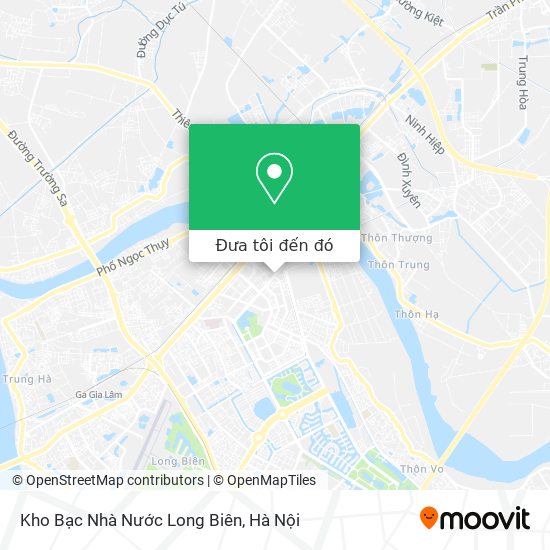 Bản đồ Kho Bạc Nhà Nước Long Biên