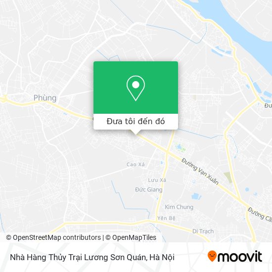 Bản đồ Nhà Hàng Thủy Trại Lương Sơn Quán