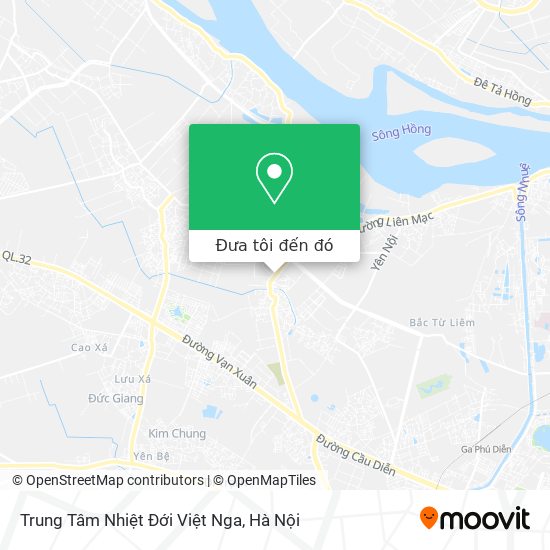 Bản đồ Trung Tâm Nhiệt Đới Việt Nga