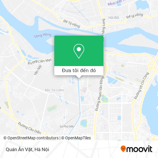 Bản đồ Quán Ăn Vặt