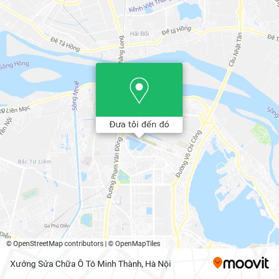 Bản đồ Xưởng Sửa Chữa Ô Tô Minh Thành