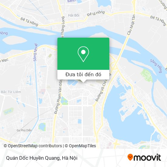 Bản đồ Quán Dốc Huyền Quang