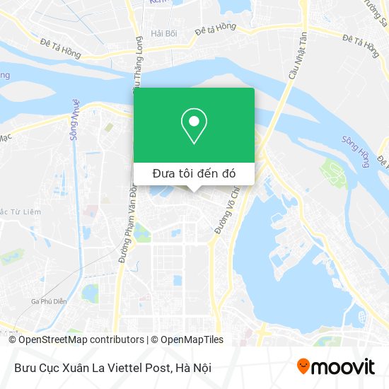 Bản đồ Bưu Cục Xuân La Viettel Post