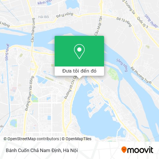 Bản đồ Bánh Cuốn Chả Nam Định