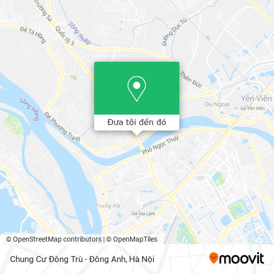 Bản đồ Chung Cư Đông Trù - Đông Anh