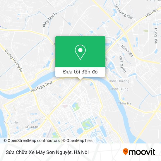Bản đồ Sửa Chữa Xe Máy Sơn Nguyệt