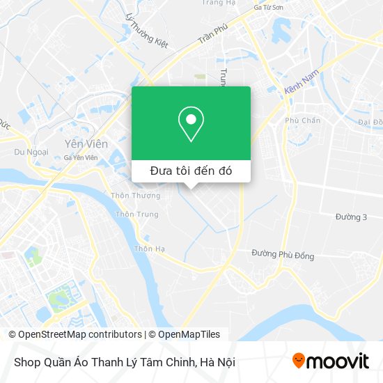 Bản đồ Shop Quần Áo Thanh Lý Tâm Chinh