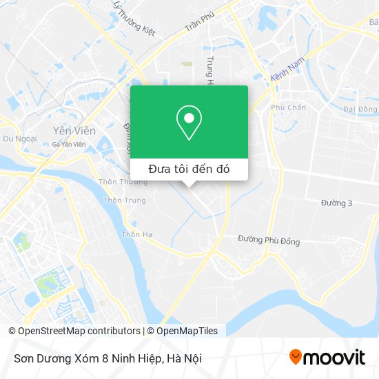 Bản đồ Sơn Dương Xóm 8 Ninh Hiệp