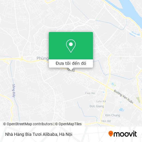 Bản đồ Nhà Hàng Bia Tươi Alibaba