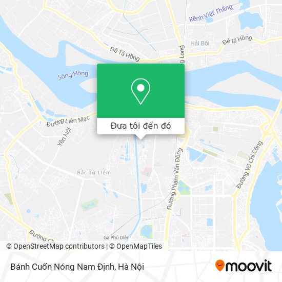Bản đồ Bánh Cuốn Nóng Nam Định