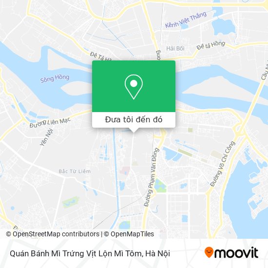 Bản đồ Quán Bánh Mì Trứng Vịt Lộn Mì Tôm