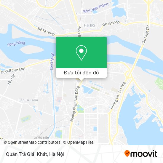 Bản đồ Quán Trà Giải Khát