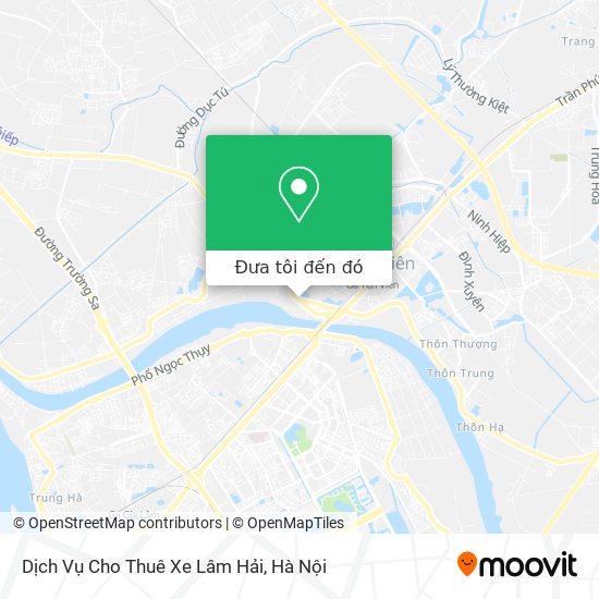 Bản đồ Dịch Vụ Cho Thuê Xe Lâm Hải