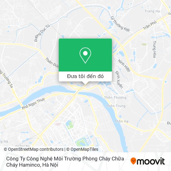 Bản đồ Công Ty Công Nghệ Môi Trường Phòng Cháy Chữa Cháy Haminco