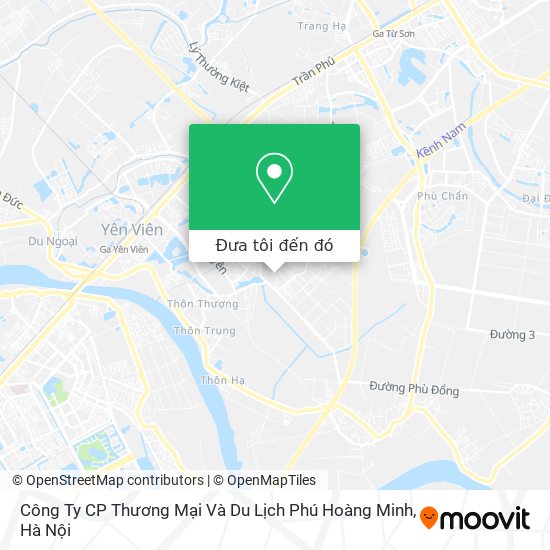 Bản đồ Công Ty CP Thương Mại Và Du Lịch Phú Hoàng Minh