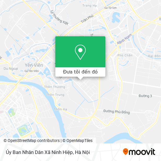 Bản đồ Ủy Ban Nhân Dân Xã Ninh Hiệp