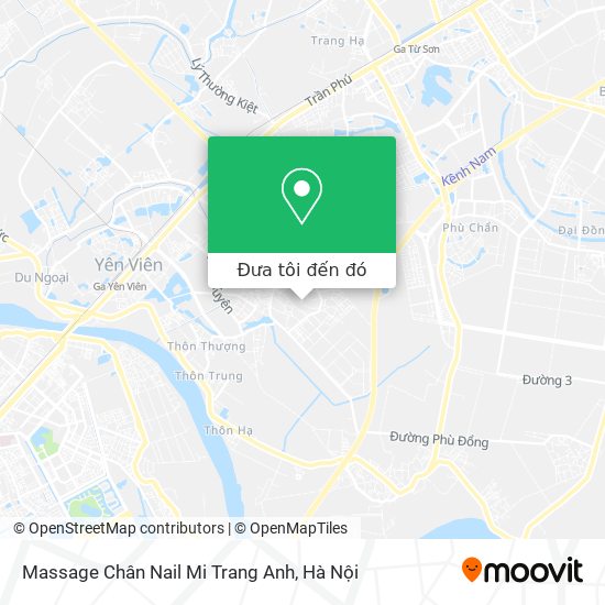Bản đồ Massage Chân Nail Mi Trang Anh