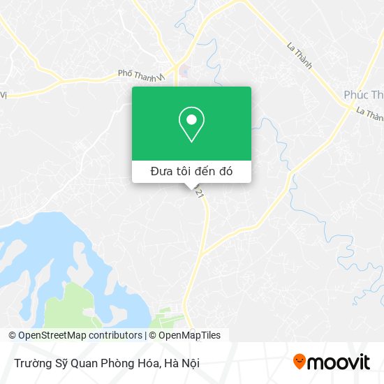 Bản đồ Trường Sỹ Quan Phòng Hóa