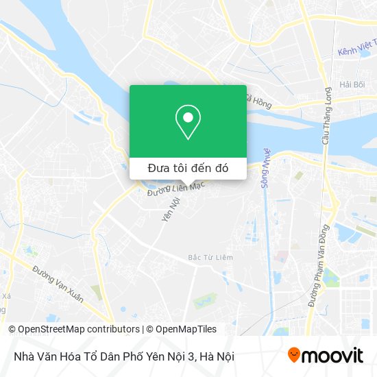 Bản đồ Nhà Văn Hóa Tổ Dân Phố Yên Nội 3