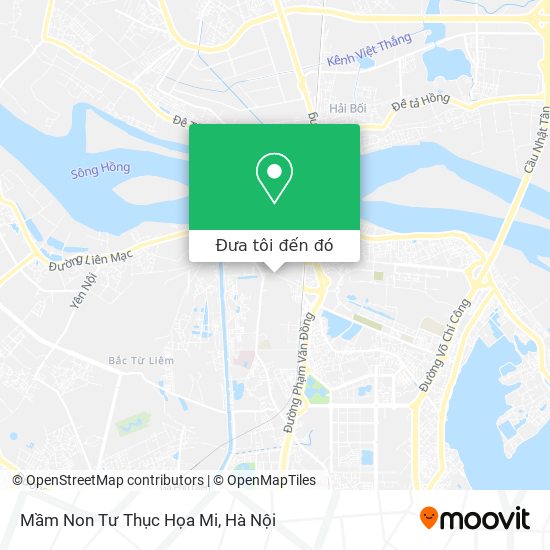 Bản đồ Mầm Non Tư Thục Họa Mi
