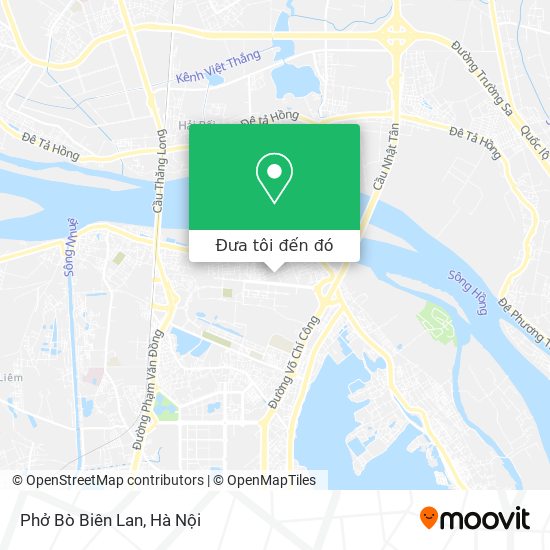 Bản đồ Phở Bò Biên Lan