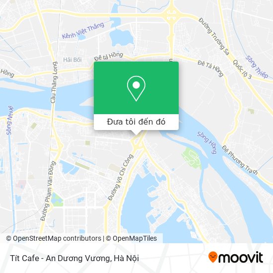 Bản đồ Tít Cafe - An Dương Vương